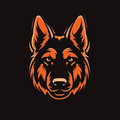 E-sports logo featuring a dog's head
