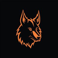 E-sports logo featuring a dog's head