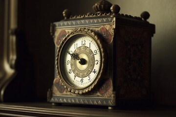 antique clock on a wall