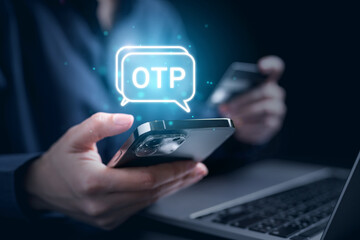 OTP One time password security authentication