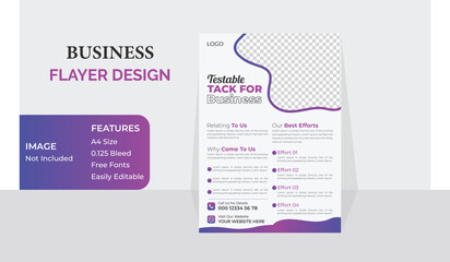 Business Marketing Flyer, corporate Business Flyer Design.