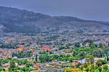 view from the top of the mountain
