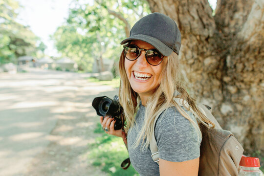 Photographer Walking Away