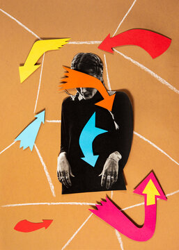 Woman with arrows