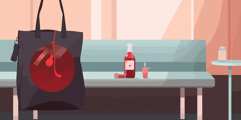 World Blood Donor Day scene in hand drawn style