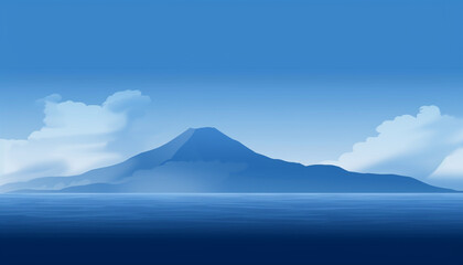 Fototapeta premium Minimalist Landscapes Nature Art