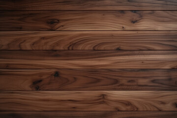 Wooden background, texture of polished walnut planks - obrazy, fototapety, plakaty