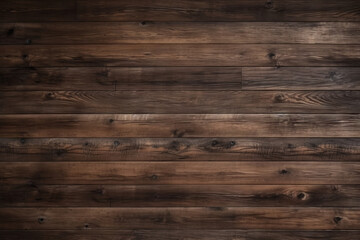 Fototapeta premium Wooden background, texture of dark oak planks