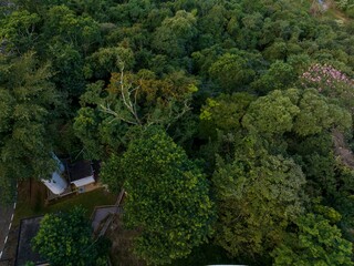 Imagem aérea de um vale na cidade de Socorro, no interior de São Paulo