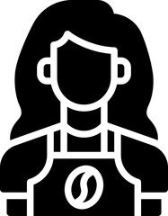 barista girl icon