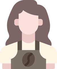 barista girl icon