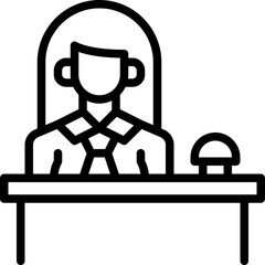 receptionist icon