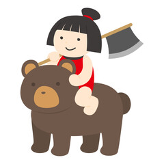 金太郎のイラスト
