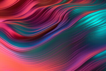 Abstract Holographic Waves image features shapes in a multilayered, plasticity environment with abstract waves and holographic backgrounds.