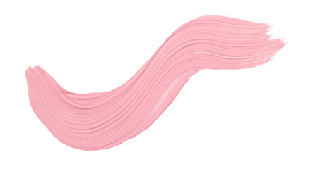 Pink brush isolated on transparent background Pink watercolor png