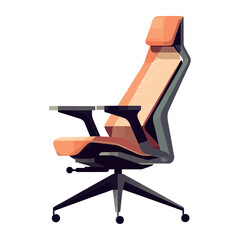 Modern office chair comfortable - obrazy, fototapety, plakaty