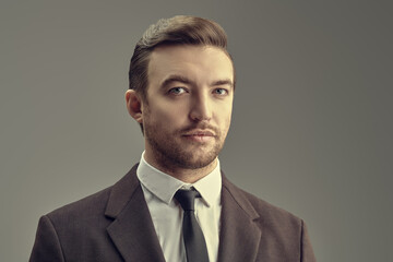 good-looking business man