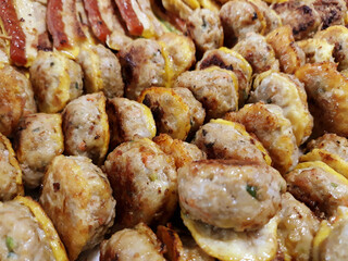 Korean food modeum jeon, Assorted Pancakes . Korea Traditional Festival foods.