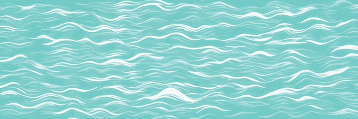 Ripples and water waves, sea surface, vector natural background