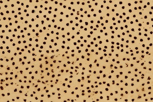 Tiny Cheetah Print Dots on Beige Backdrop Seamless Tile [Generative AI]