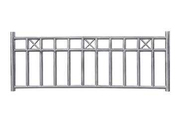 Stainless steel railing.