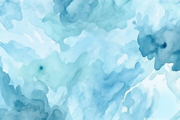 Obraz premium blue watercolor background