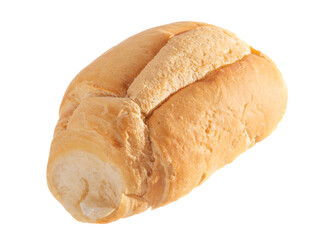 Isolated Hot French Baguette Bread (Brazilian Pao Frances), PNG transparent background