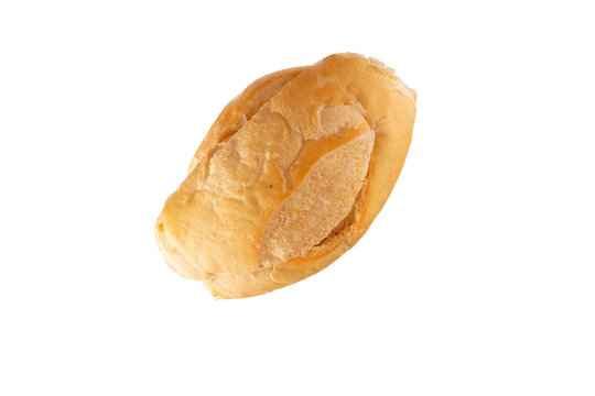 French Bread (Brazilian Pao Frances) Top View, PNG Transparent background