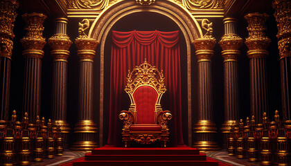 Royal Throne Room - Generative Ai	