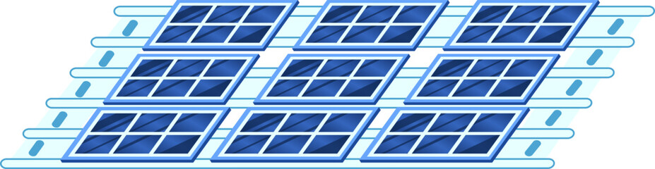 Floating Solar Cell Sun Sunlight Energy Power Technology Innovation Resource Flat design