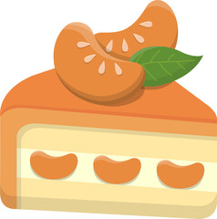 Orange or orange cream cake