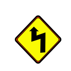 Traffic sign symbol illustration 
