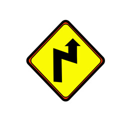 Traffic sign symbol illustration 
