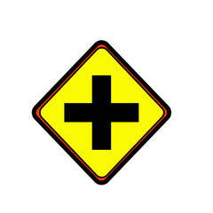Traffic sign symbol illustration 