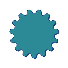 Retro Frame Shape. Retro Sticker Label.