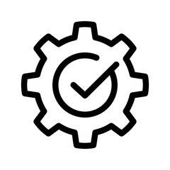 Settings Icon Vector Symbol Design Illustration