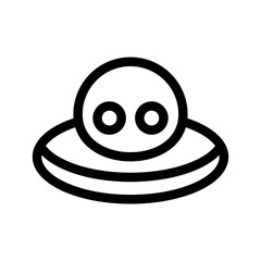 Ufo Icon Vector Symbol Design Illustration
