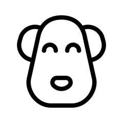 Dog Icon Vector Symbol Design Illustration