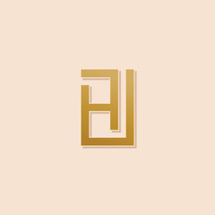 Letter logo design modern concept