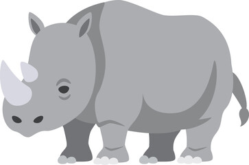 主線のないシンプルなサイのイラスト