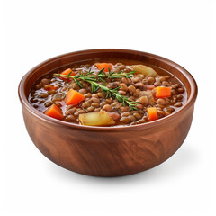 A bowl of lentil and vegetable