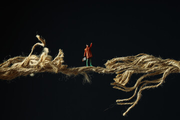 Risk protection and eliminating the risk, business and life concept