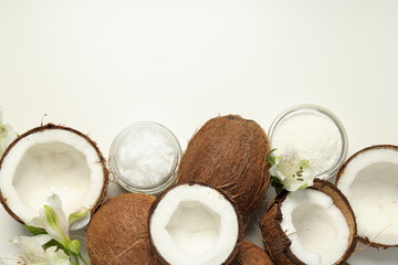 Product for beauty procedures, skin and body care - coconut oil