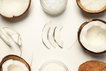 Product for beauty procedures, skin and body care - coconut oil