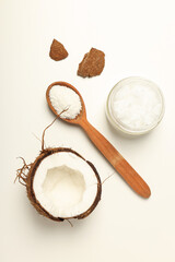 Product for beauty procedures, skin and body care - coconut oil