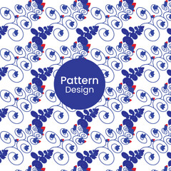 Seamless pattern collection for wallpapers textile wrapping exquisite floral baroque template