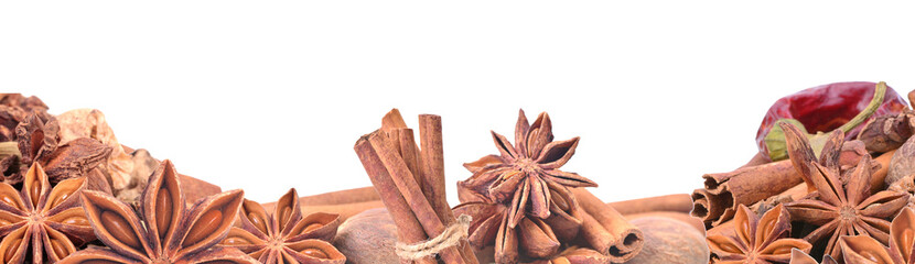 Spices isolated