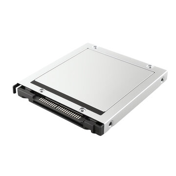 computer internal SSD drive isolated on transparent background