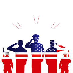 happy memorial day usa soldier