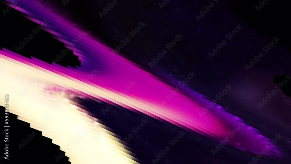 Aufkleber colorful stream of moving distortion. motion. bright colorful ripples of moving stream of electricit